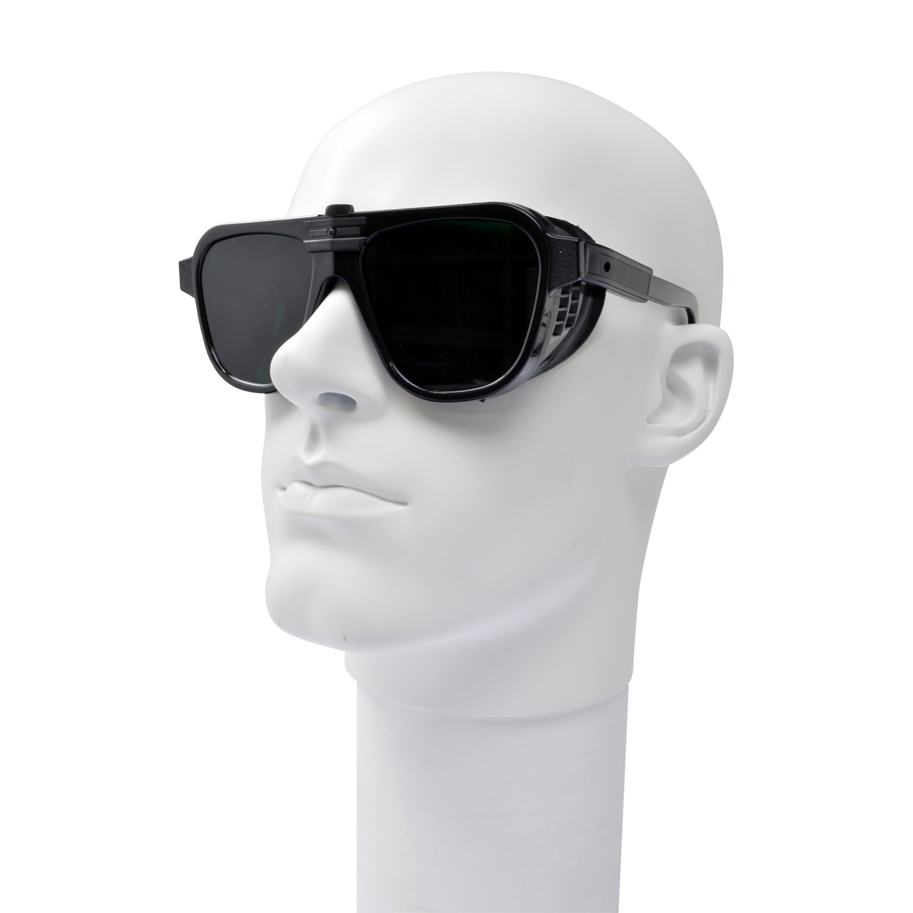 Schutzbrille mit verstellbaren Bügeln, Formgläser 62 x 52 mm