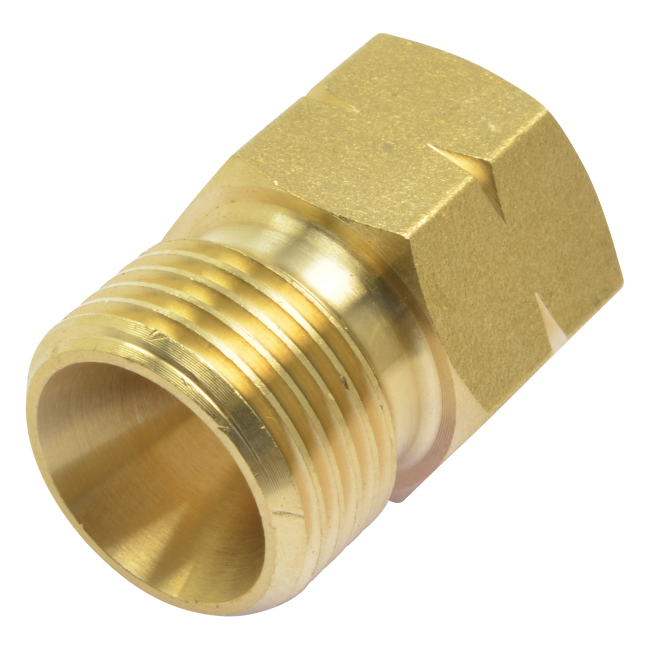 Reduzierstück, innen 1/4'' LH x außen 3/8'' LH