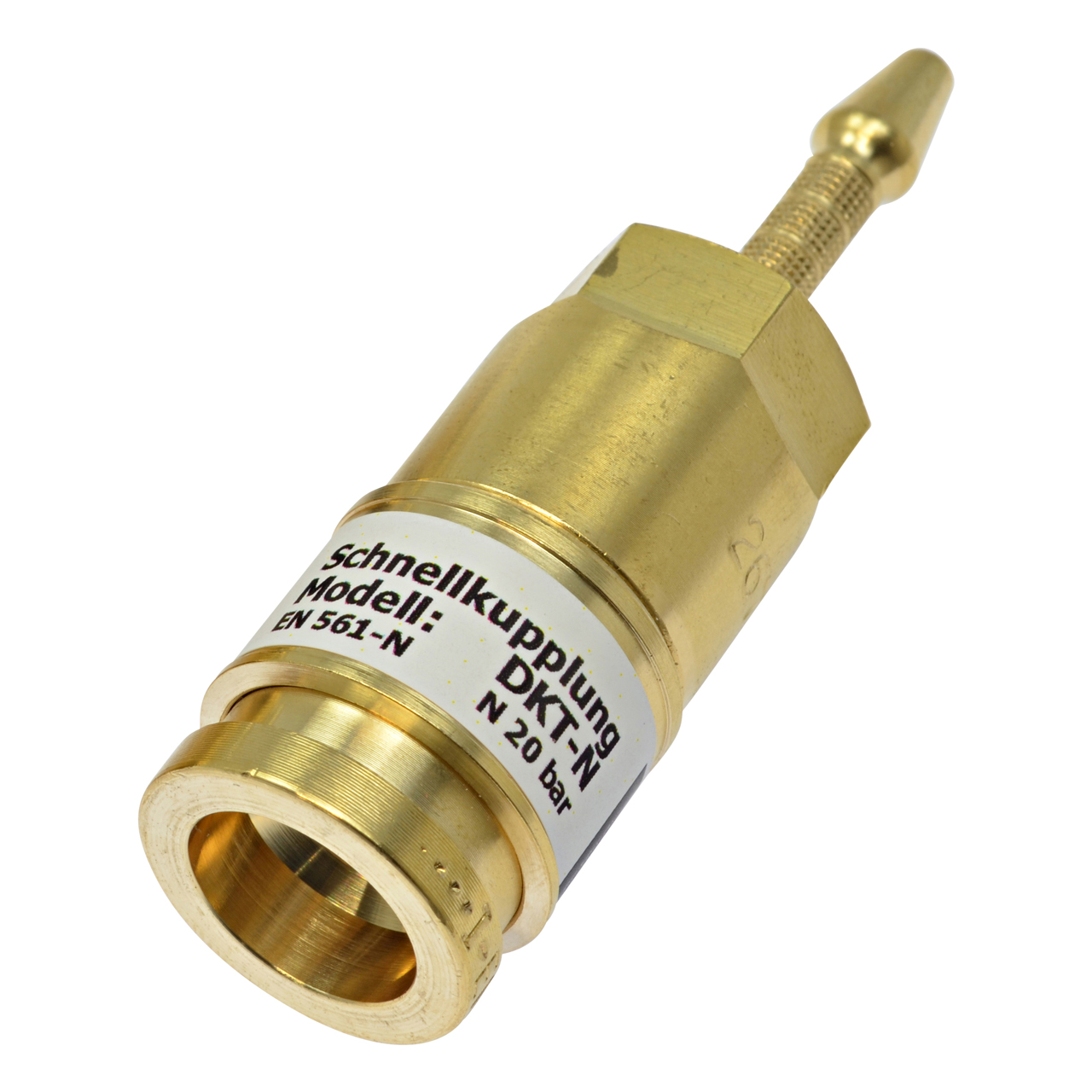 Schnellkupplung Brenner, D-Serie (EN 561), Inerte Gase, Tülle 4 mm