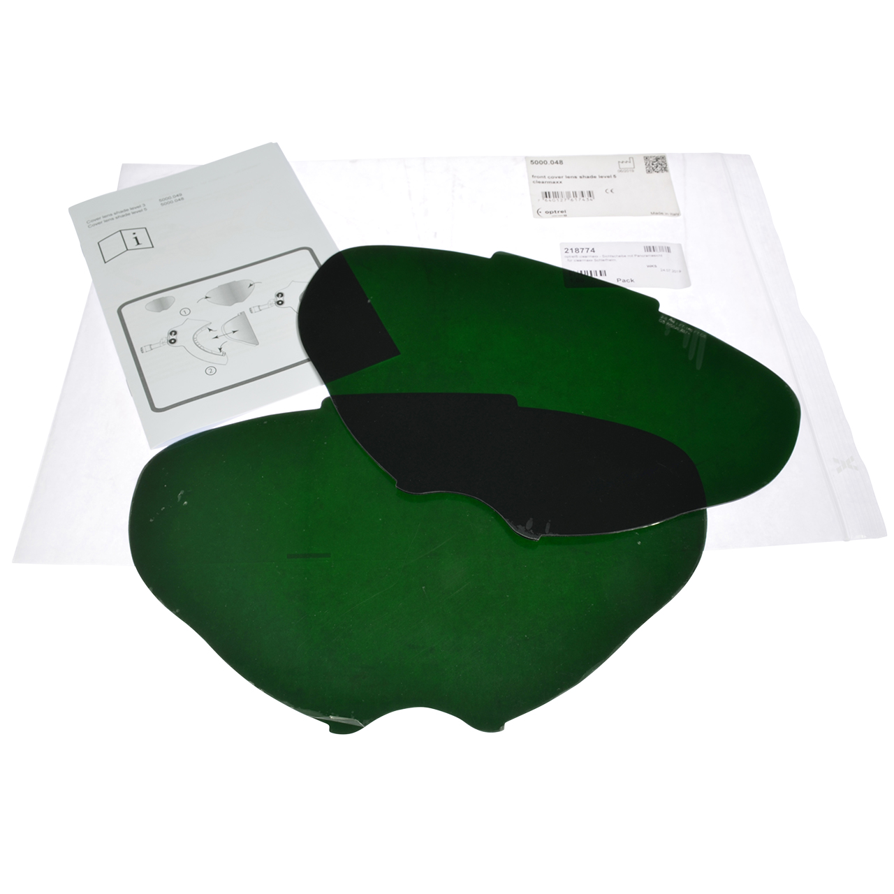 optrel® clearmaxx - Sichtscheibe DIN 5 mit Panoramasicht, 2er Pack