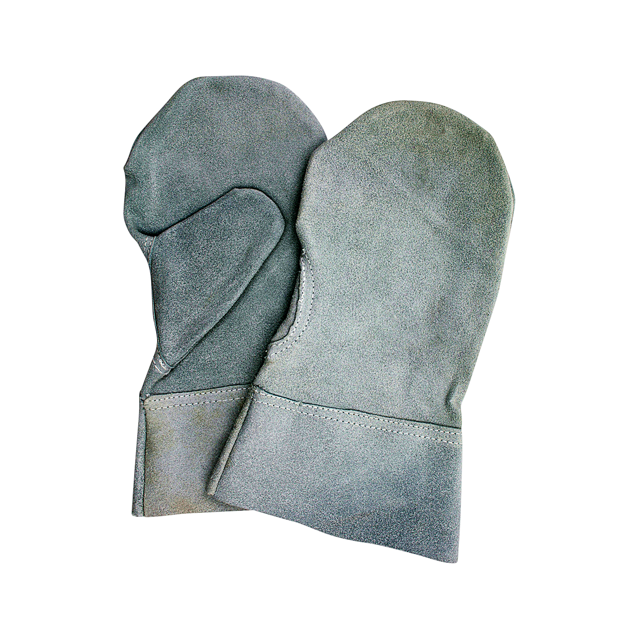 Schutzhandschuh aus Spalt-Leder, Fausthandschuh mit Stulpe ca. 28 cm