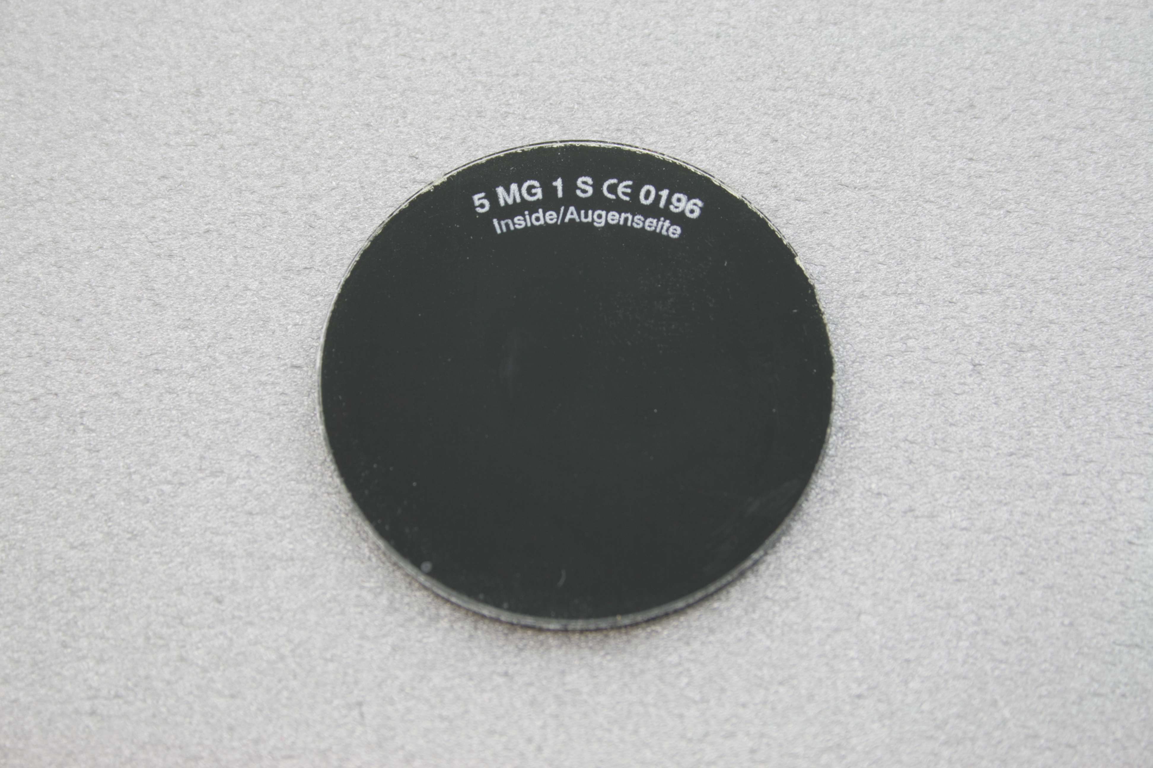 Filterglas, splitterfrei, Ø 50 mm, 1 Stück