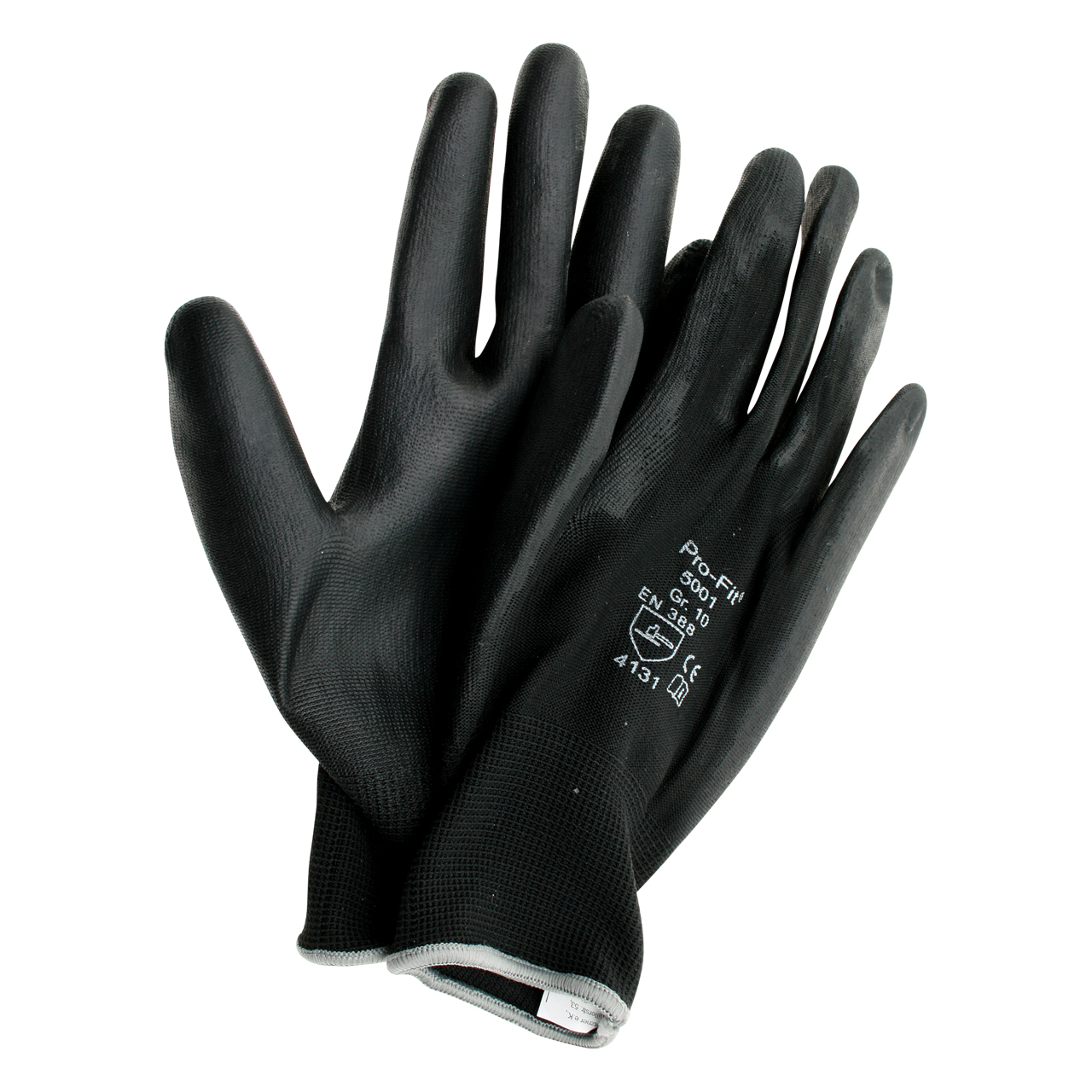 Feinstrickhandschuh mit PU-Beschichtung, grau