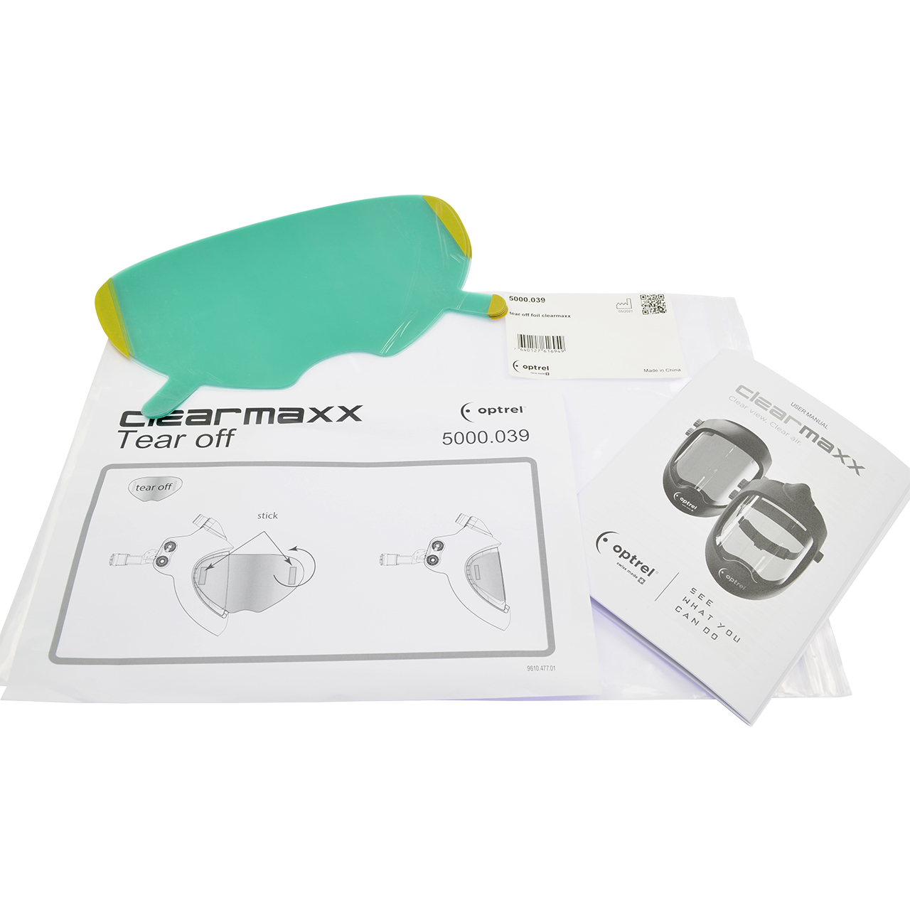 optrel® clearmaxx - Abreissfolien, 10er Pack