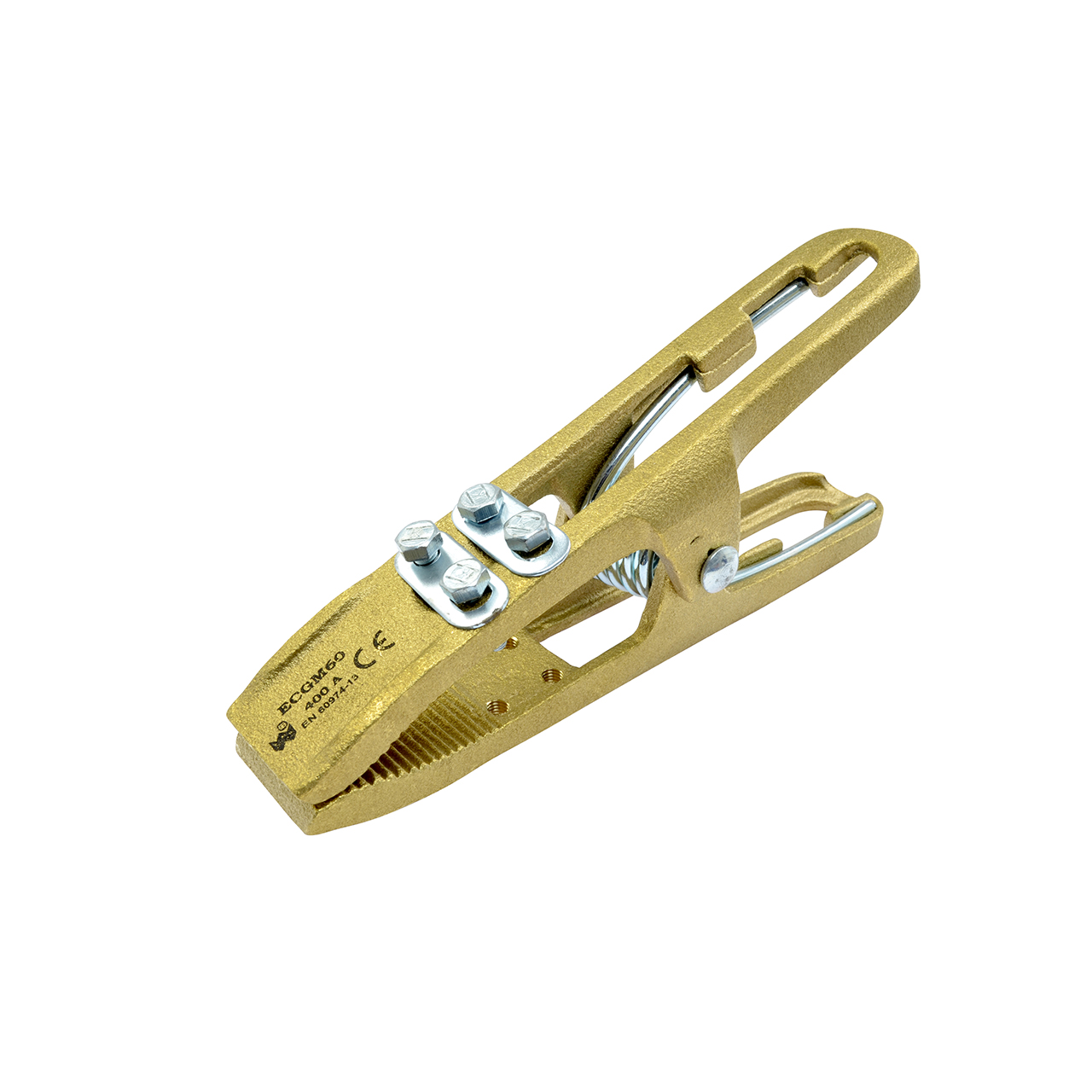 Masseklemme GAMMA 400A, aus Messingguss, mit Kabelklemmanschluss