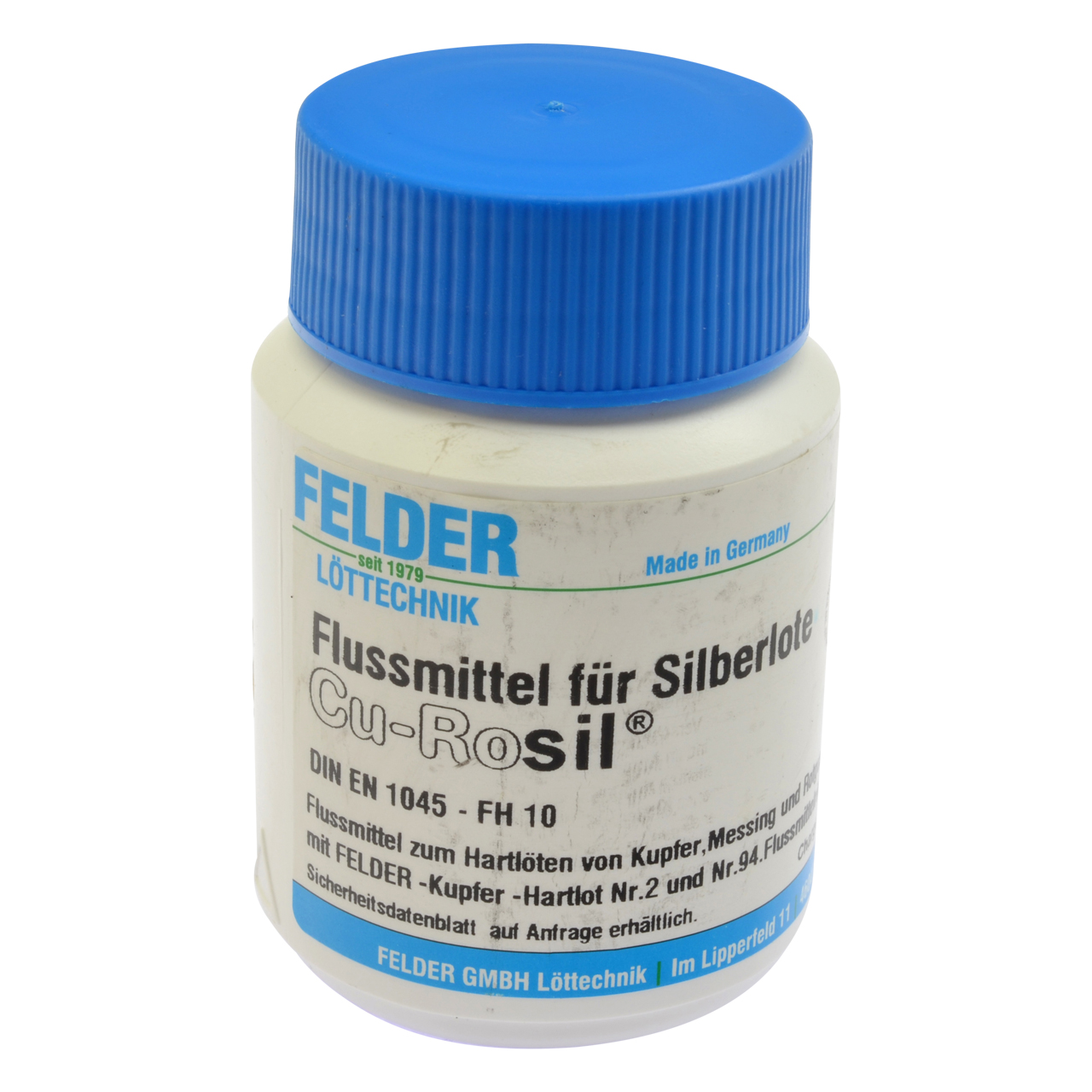 Hartlötflussmittel Cu-Rosil für Silberhartlote, 100 g Dose