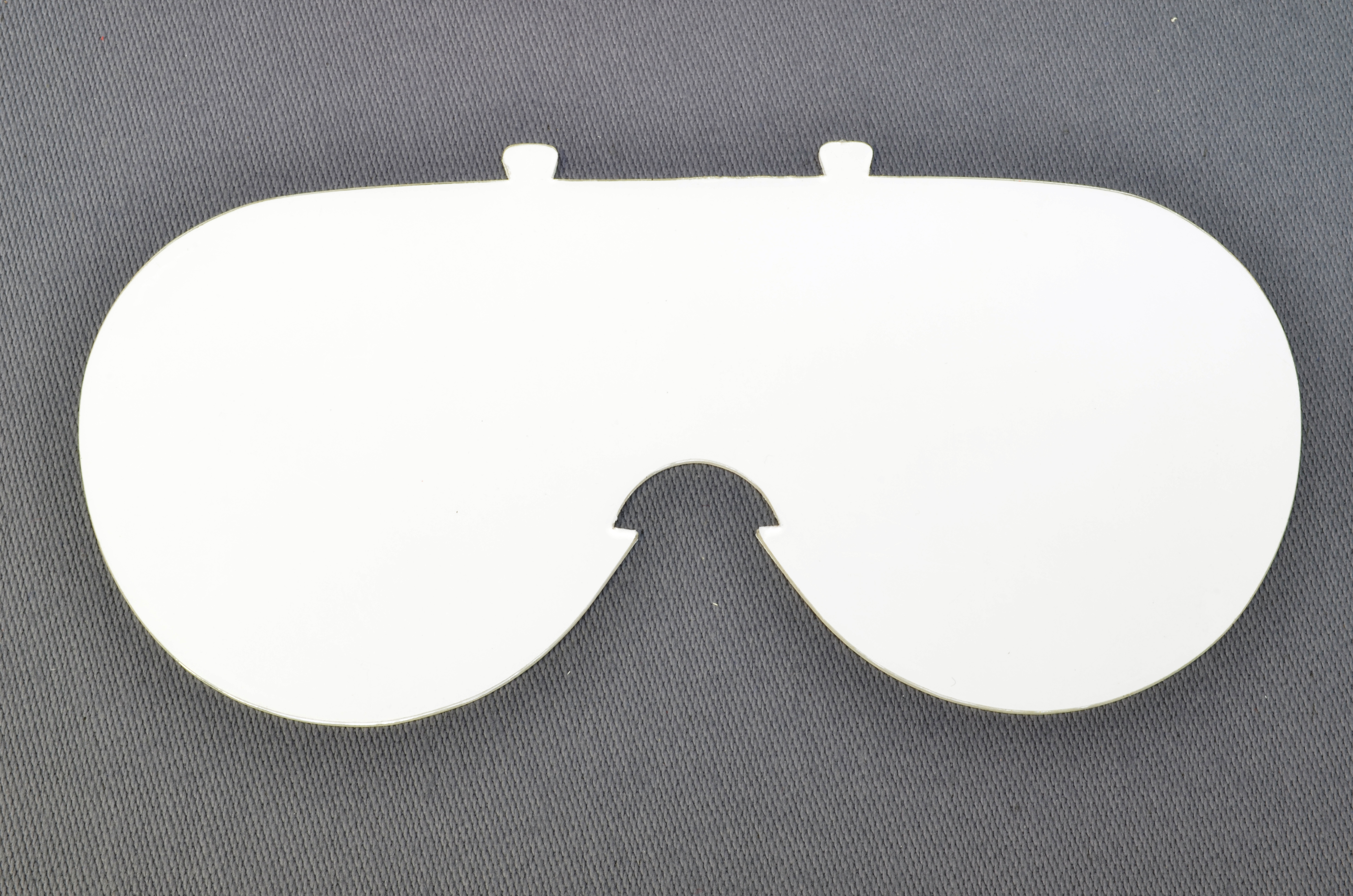 Ersatzscheibe für Vollsichtbrille, einteilig, klar