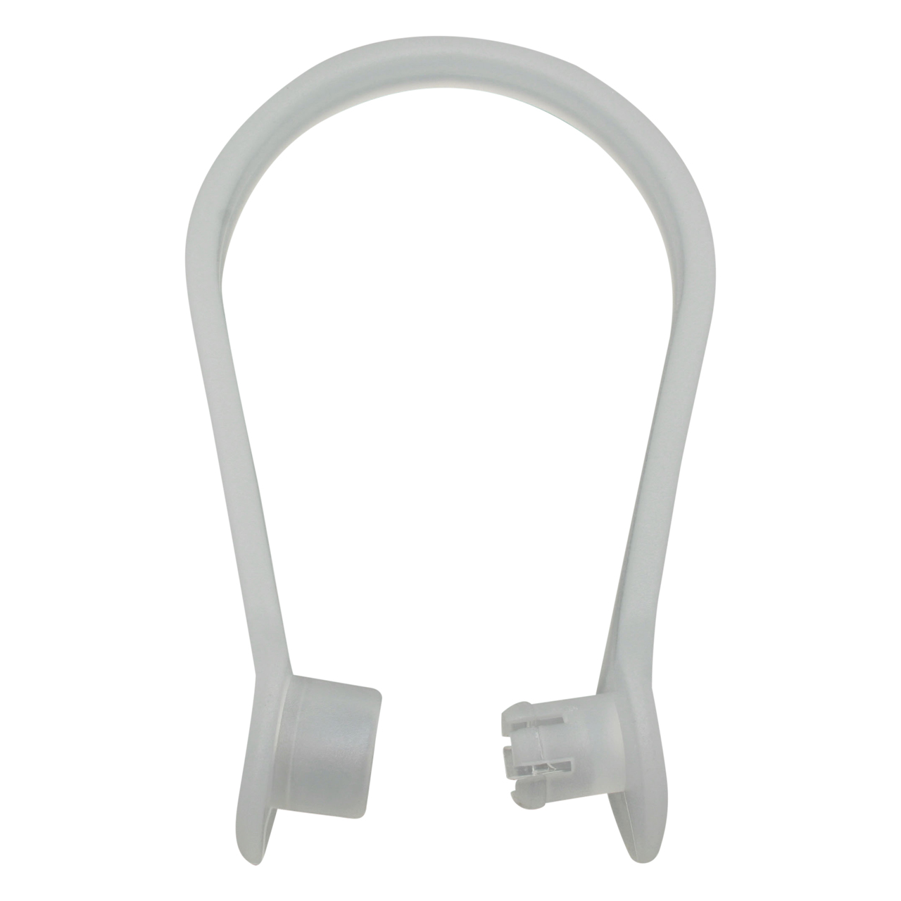 Clip- Vorhangring aus Kunststoff PP Natur, Ø 40 mm