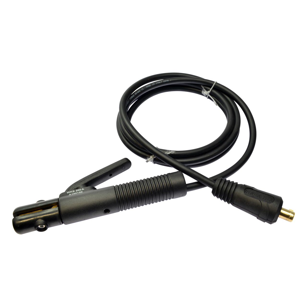 Schweißkabel Neopren, mit Elektrodenhalter 150 A, 16 mm², Dorn 9 mm