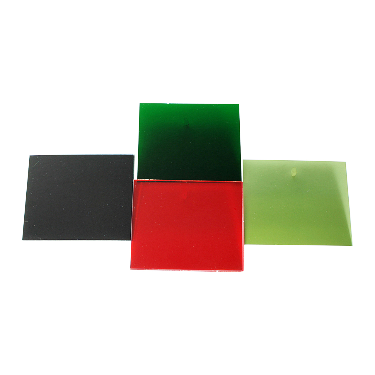 Kunststoff Plattenware DIN 5, grün, Stärke 1,3 mm