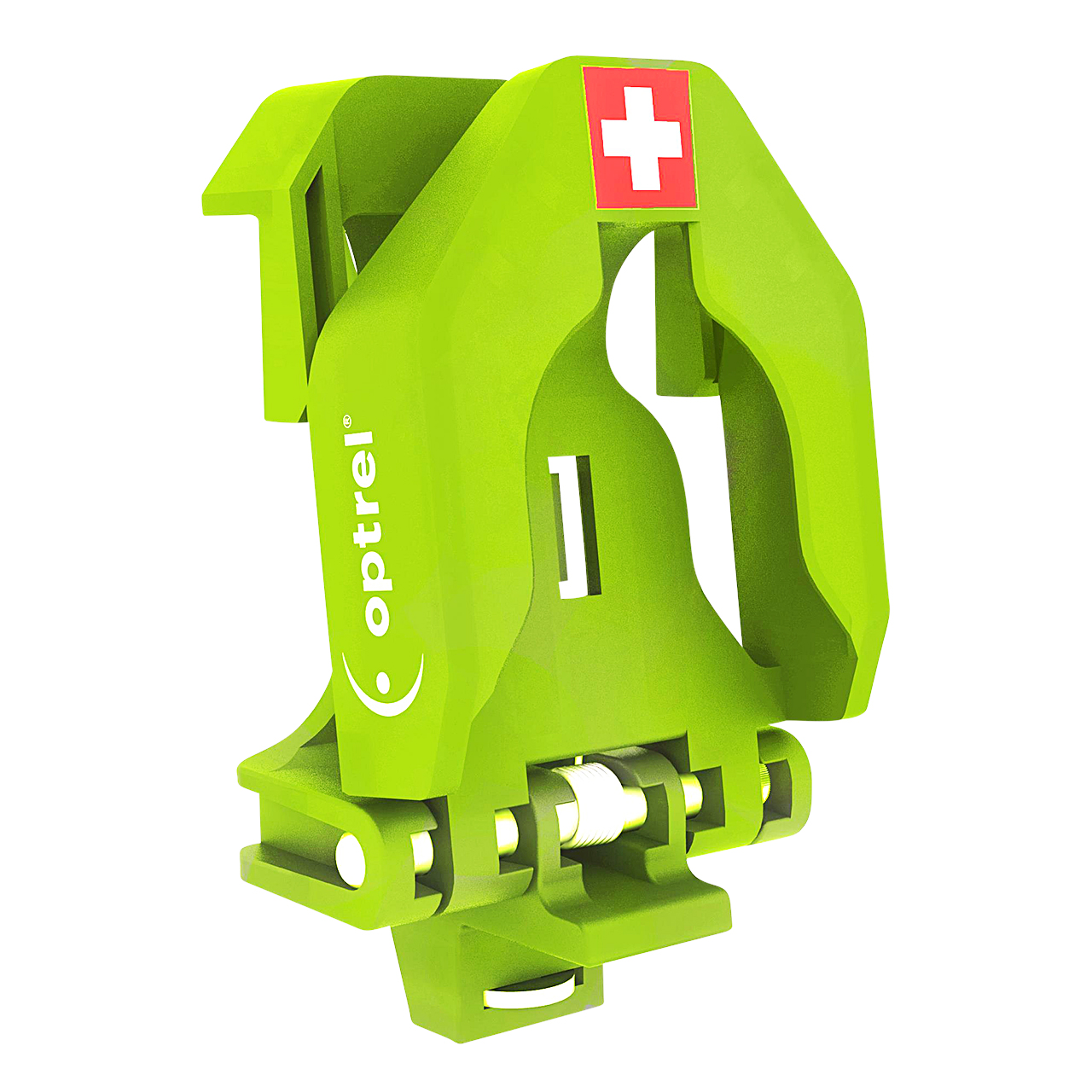 Gürtel-Clip "Parking Buddy" für optrel® Kopfschirme und weldCAP®, grün