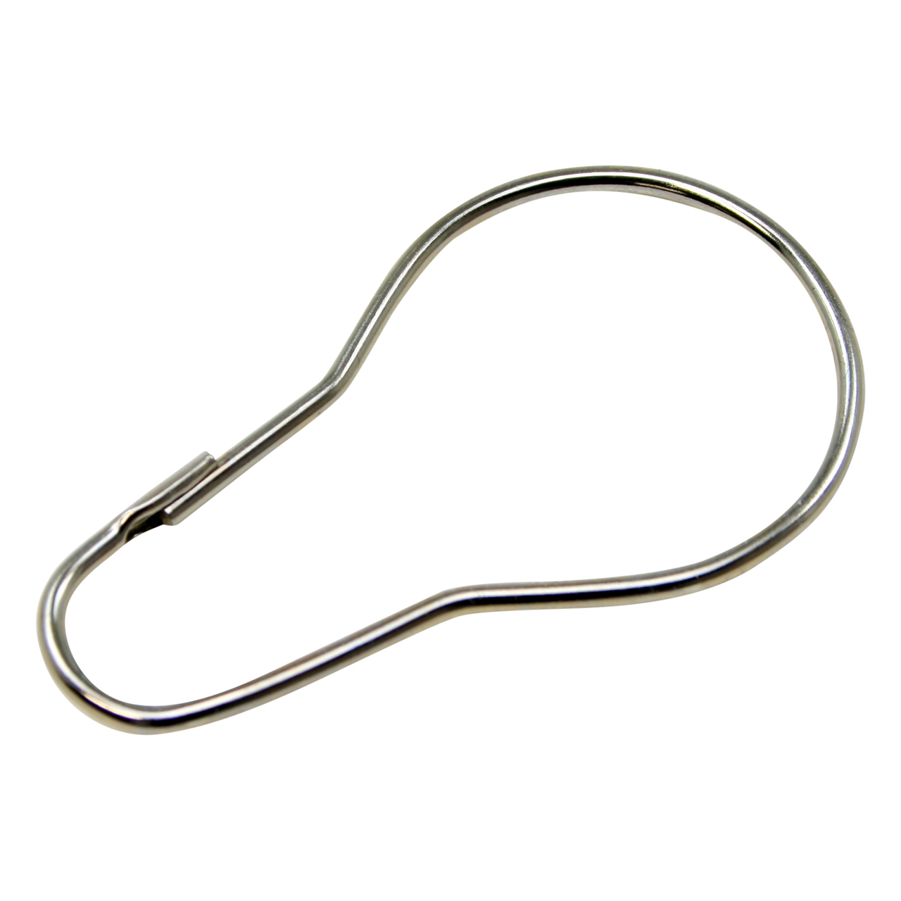 Einhängering mit Nase, vernickelt, Ø 35 mm