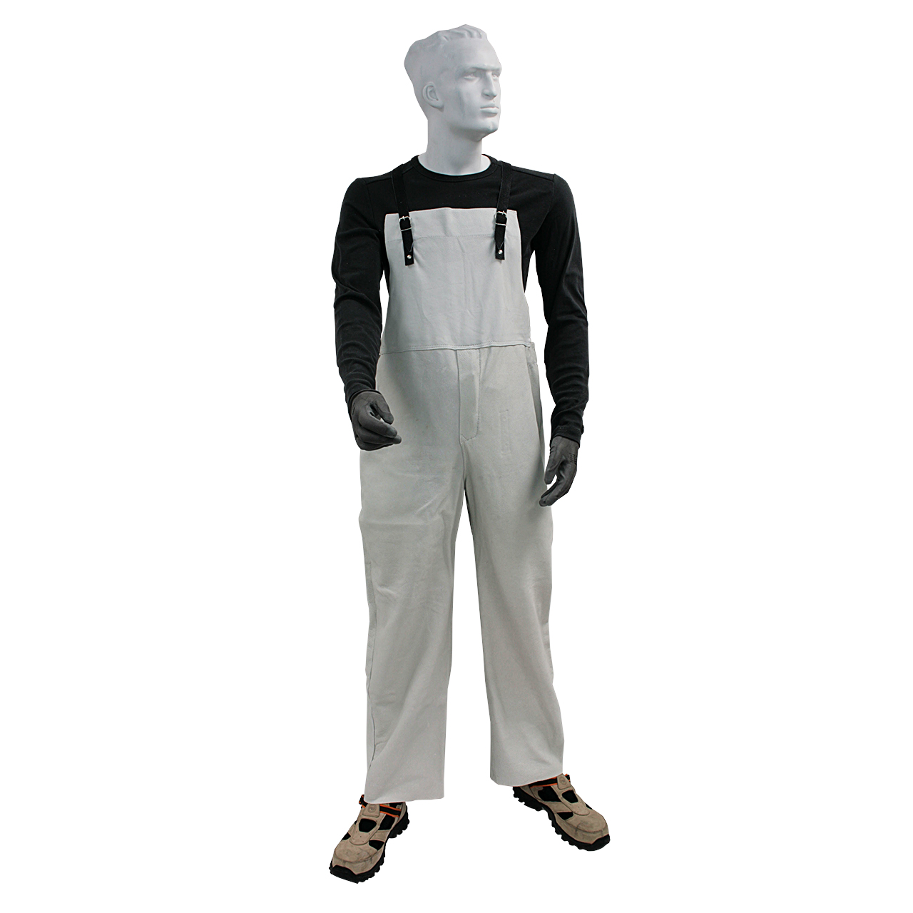 Latzhose für Schweißer aus Vollleder