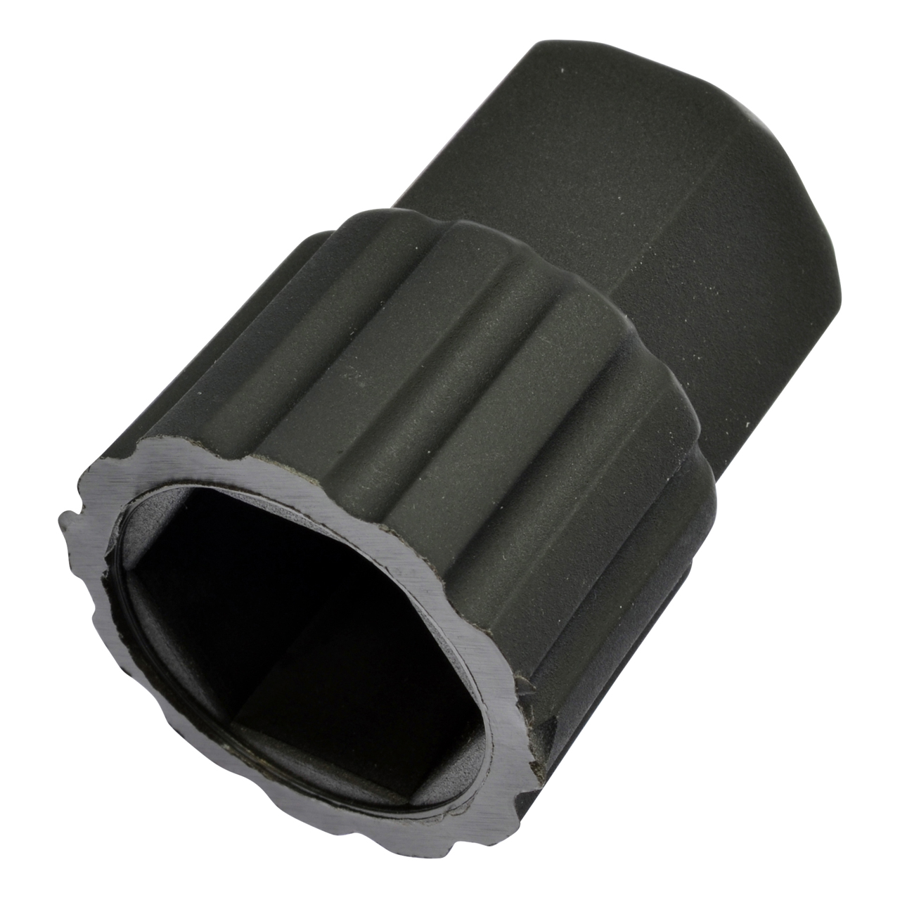 Isoliermuttergehäuse aus Kunststoff, schwarz, SW 24, für 1/4" Mutter (SW 17)