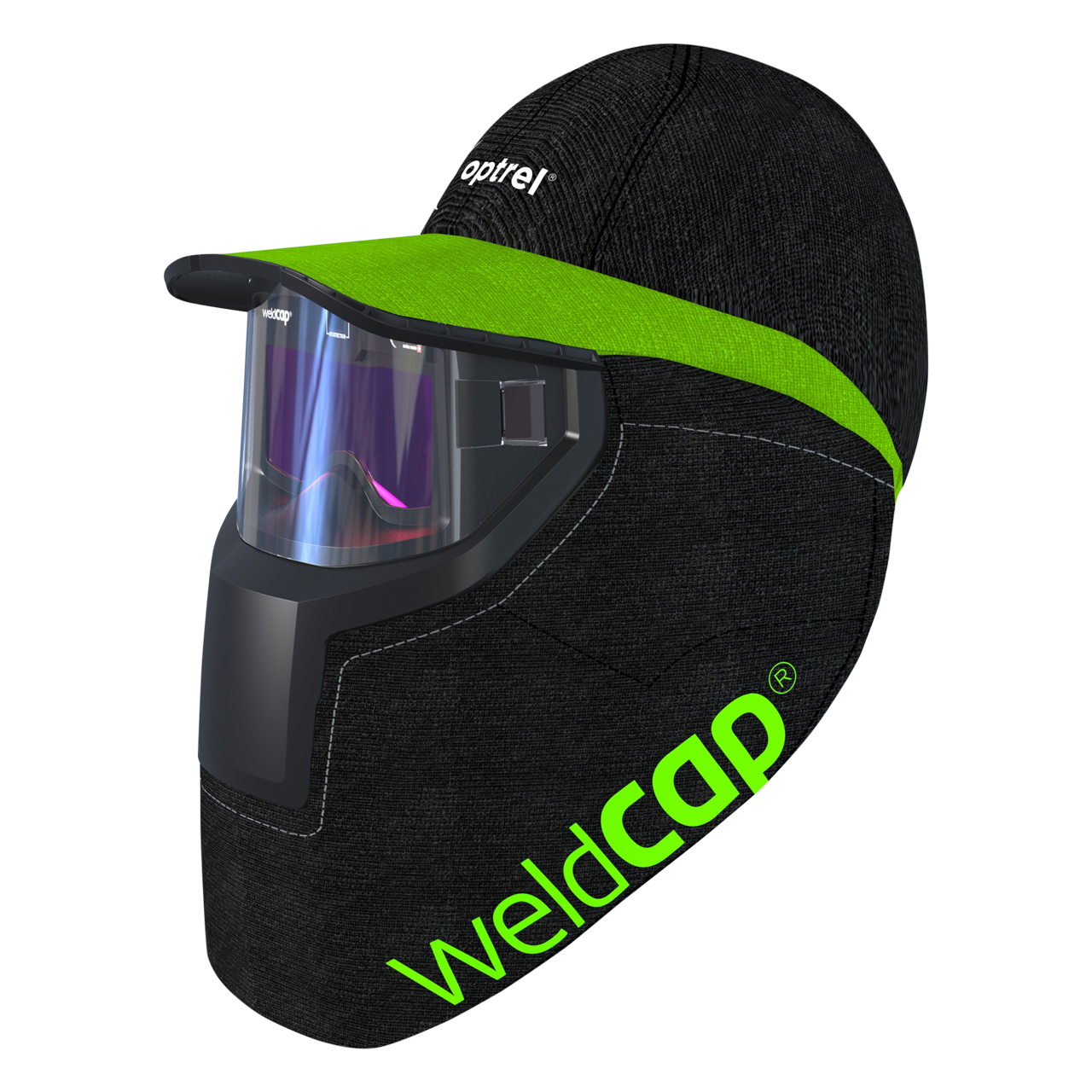 optrel® weldCAP®  bump RC 3/9 - 12, schwarz/grün, mit Anstoßkappe, komplett