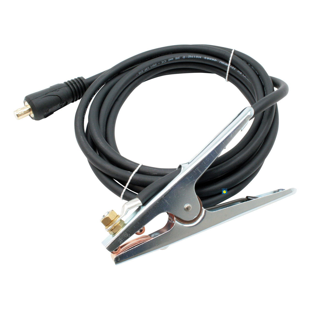 Massekabel Neopren (H01N2-D) mit FIX Klemme 200 A, 35 mm², Dorn 13 mm