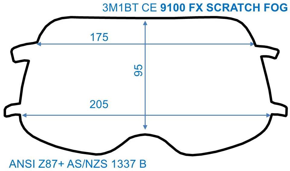 Innenscheiben für SPEEDGLAS 9100 FX (FlexView), antibeschlag, 5er Pack