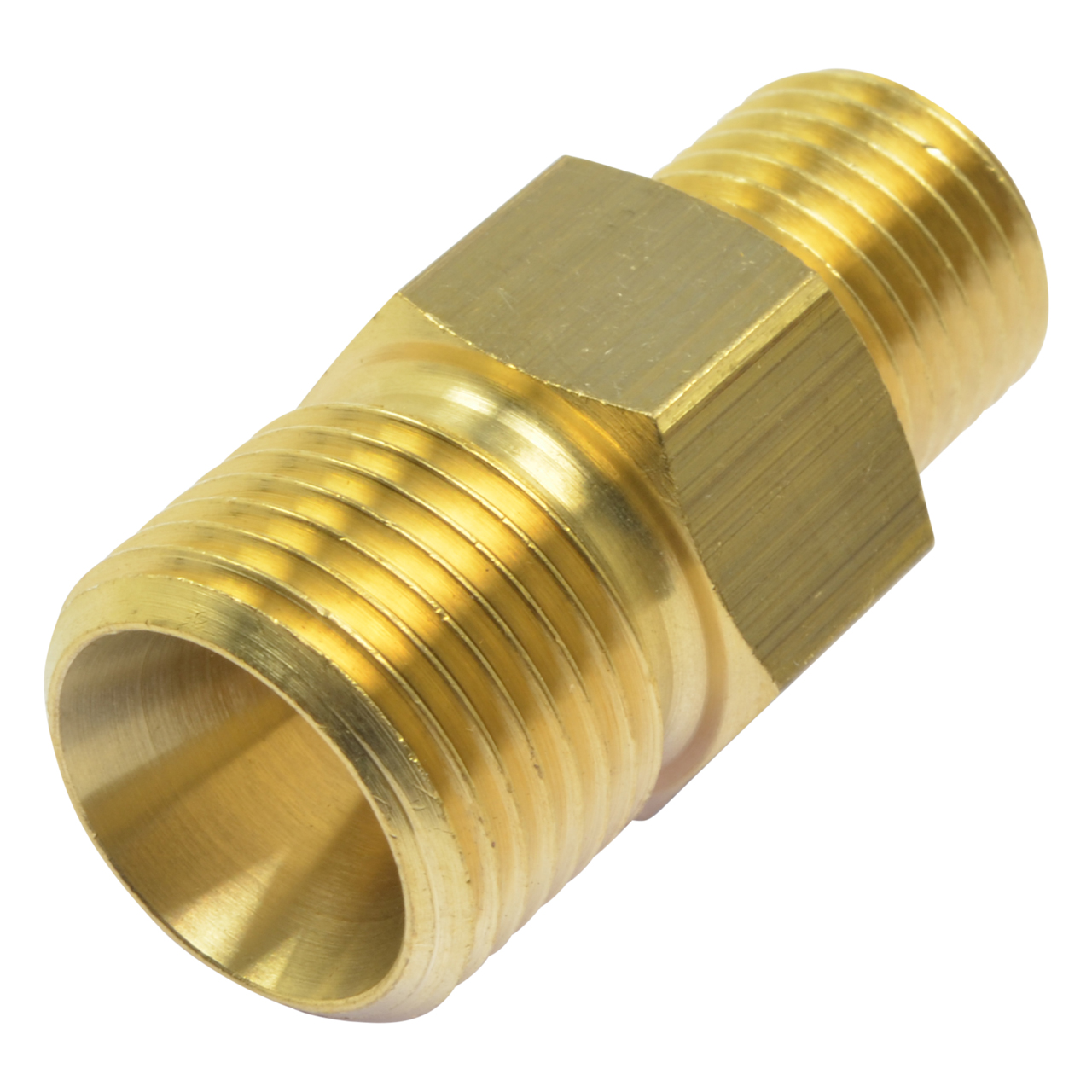 Doppelnippel, 1/4'' RH x 3/8'' RH