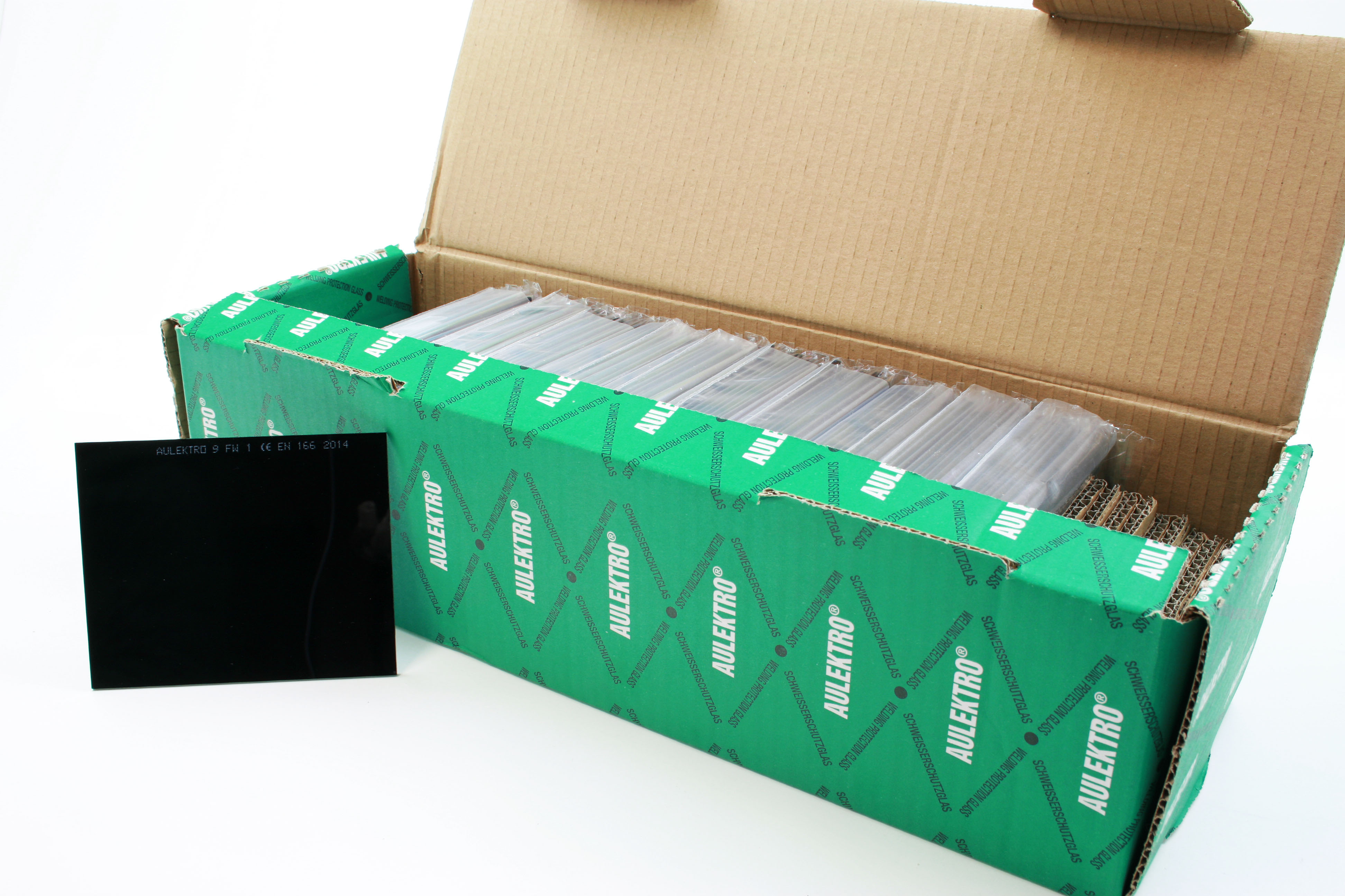 AULEKTRO Filterglas, 90 x 110 mm, Mineralglas, DIN 14, Auslaufartikel