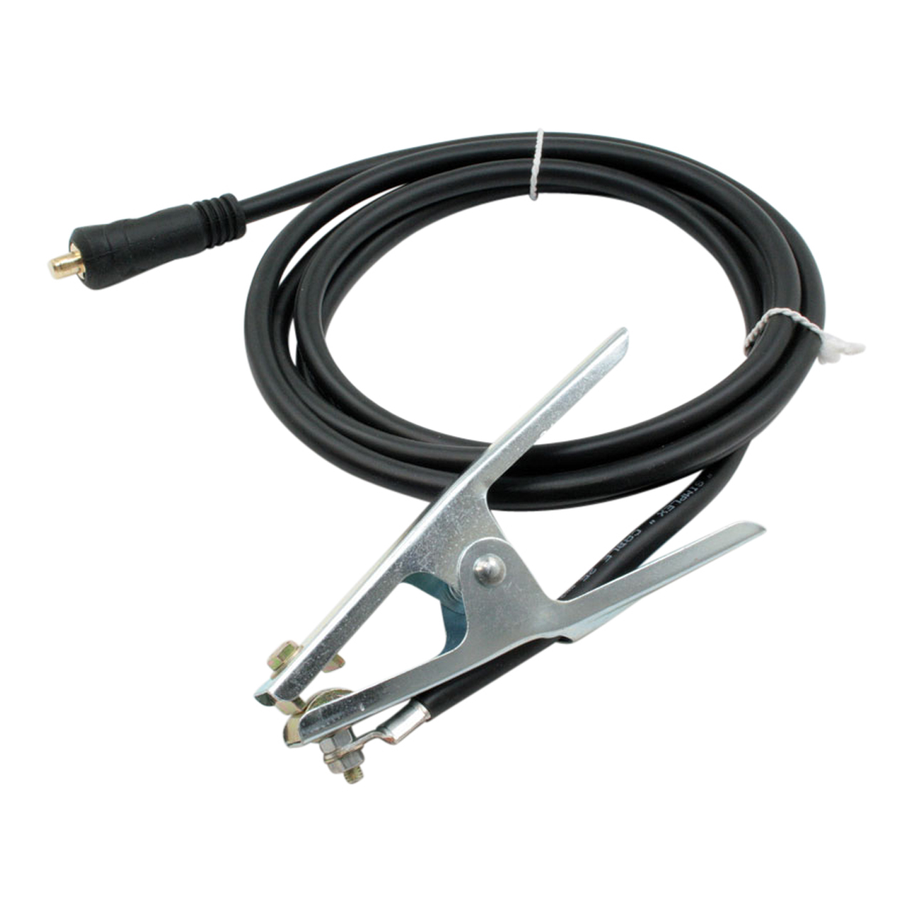 Massekabel PVC mit Masseklemme 200 A, 25 mm², Dorn 9 mm