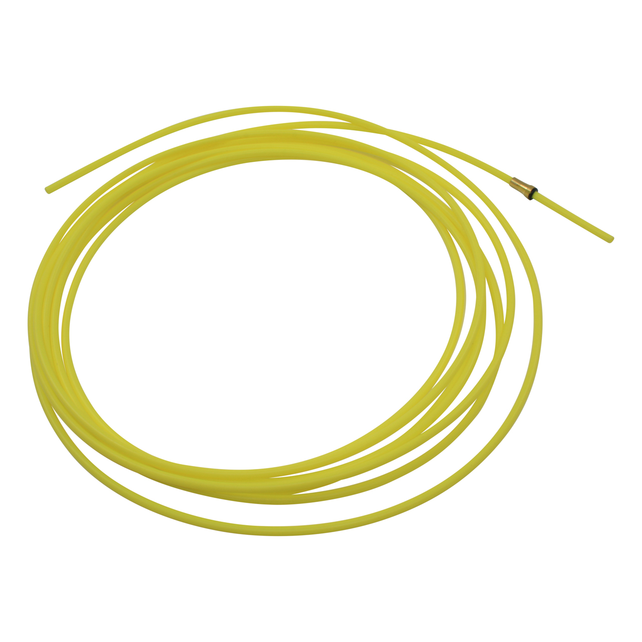 Teflonseele, gelb, Ø 1,4 - 1,6 mm, Außen-Ø 4,5 mm, Innen-Ø 2,5 mm, 100 lfm.