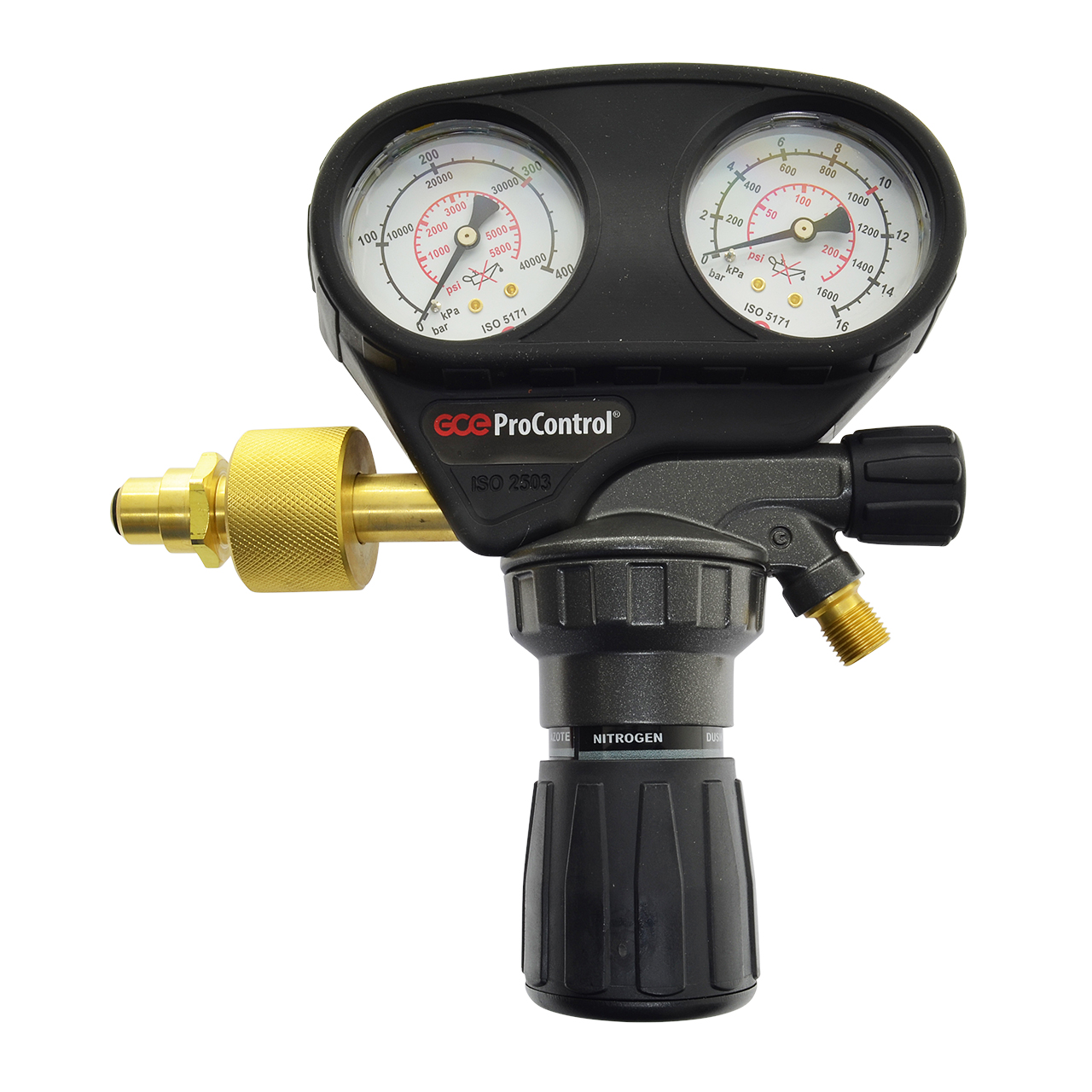 Flaschendruckminderer ProControl, Stickstoff, 300 bar, 0 - 10 bar