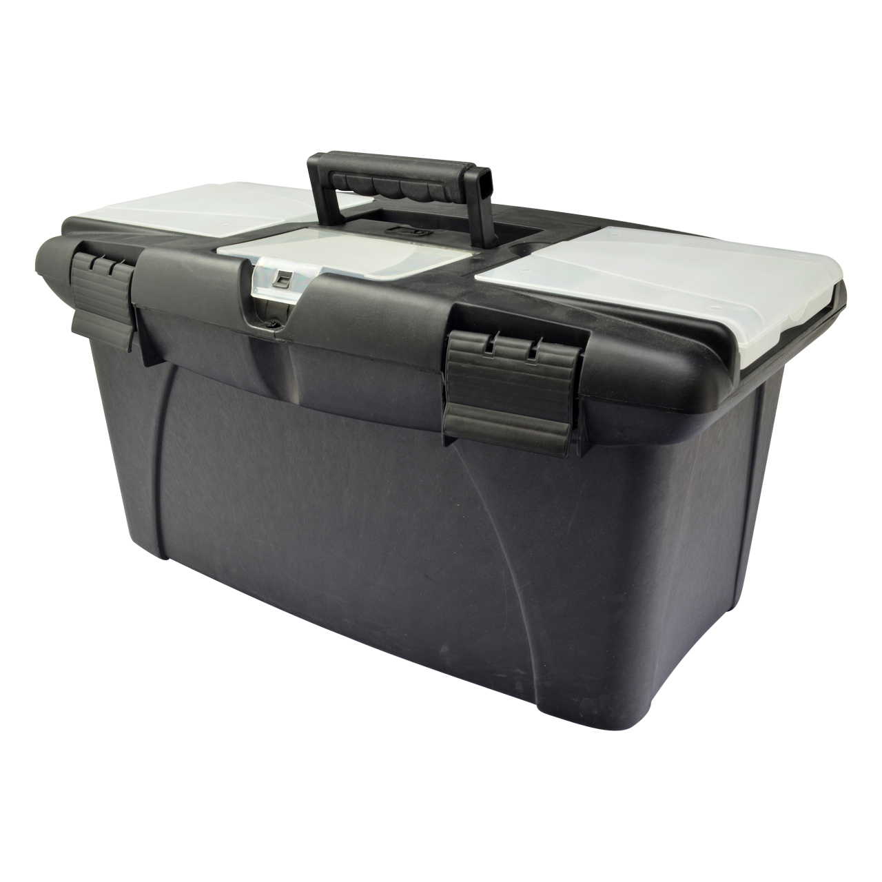 Autogen Montagebox, Kunststoff, schwarz, leer