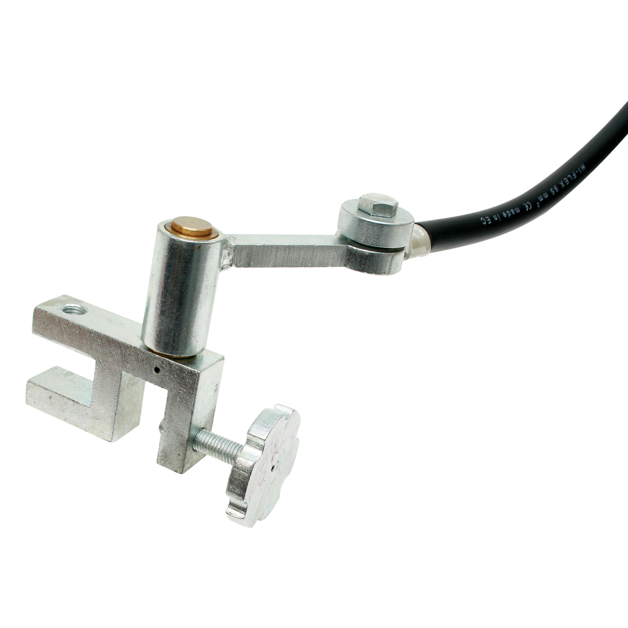 Drehbarer Masseanschluss, 400 A, max. Wandstärke 24 mm