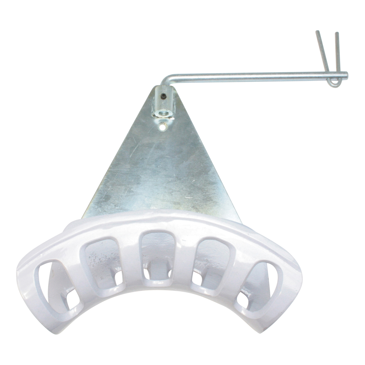 Schlauchwandhalter mit Brenneraufnahme aus Aluguss, 250 x 100 mm (BxT)