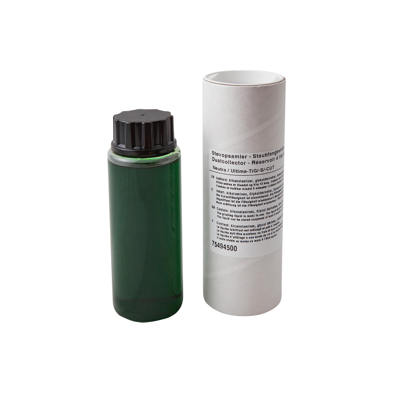 Staubfangbehälter mit 175 ml Schleifflüssigkei für Ultima TIG
