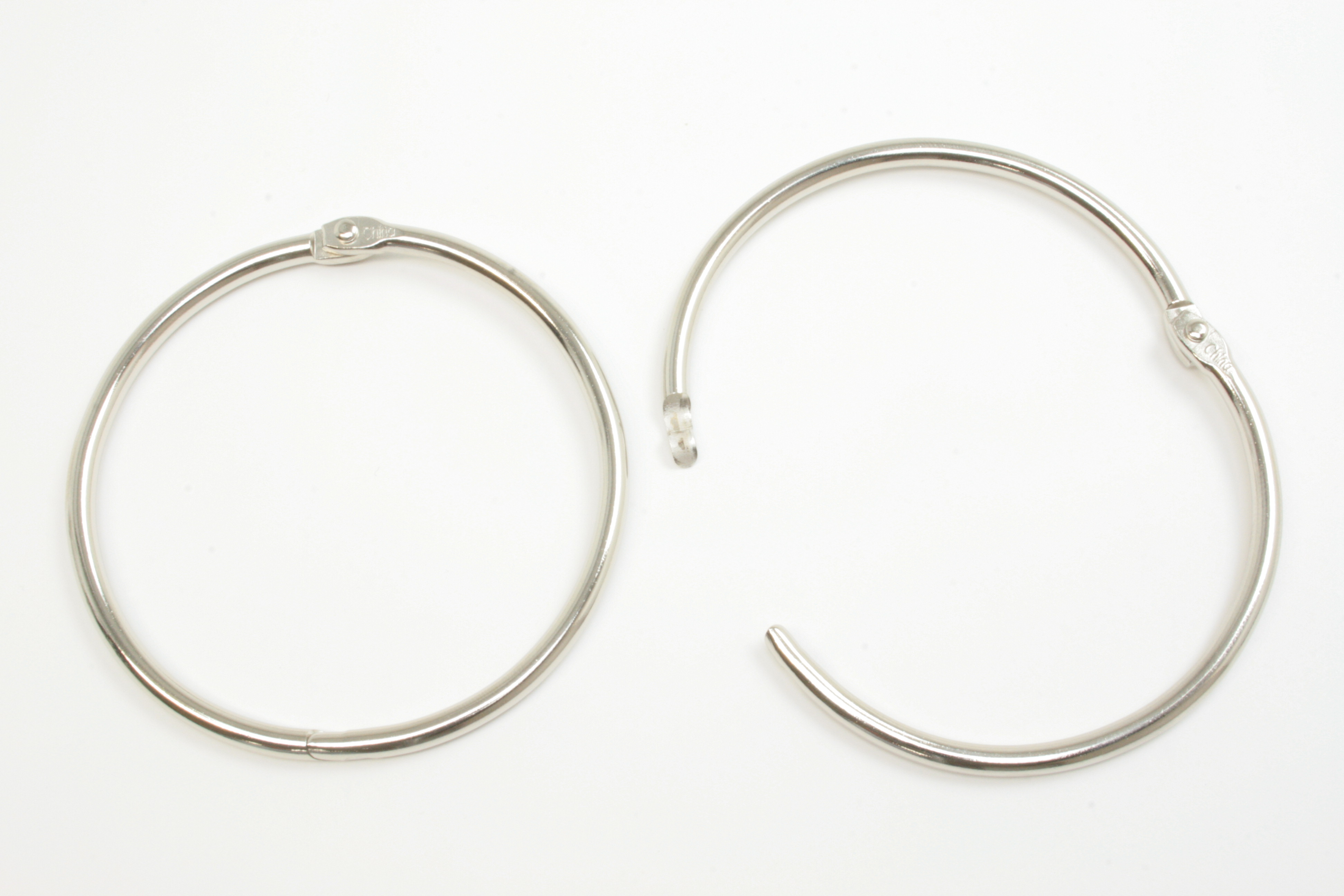 Rundring, vernickelt, Ø 76 mm