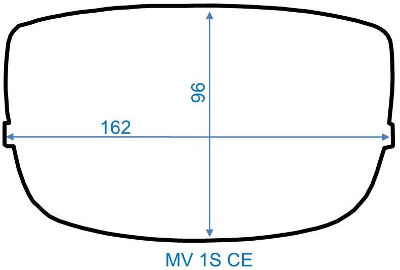 Außenscheiben für SPEEDGLAS 9000-Serie, 162 x 96 mm, 10er Pack, Nachbau