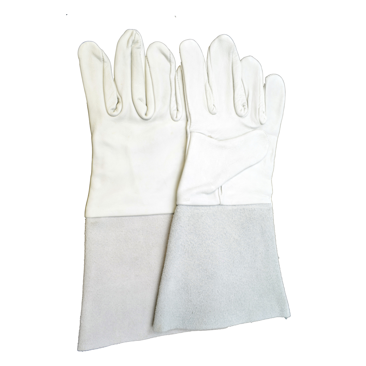 Schutzhandschuhe aus Nappaleder, 5-Finger, Stulpe ca. 35 cm, Größe 10