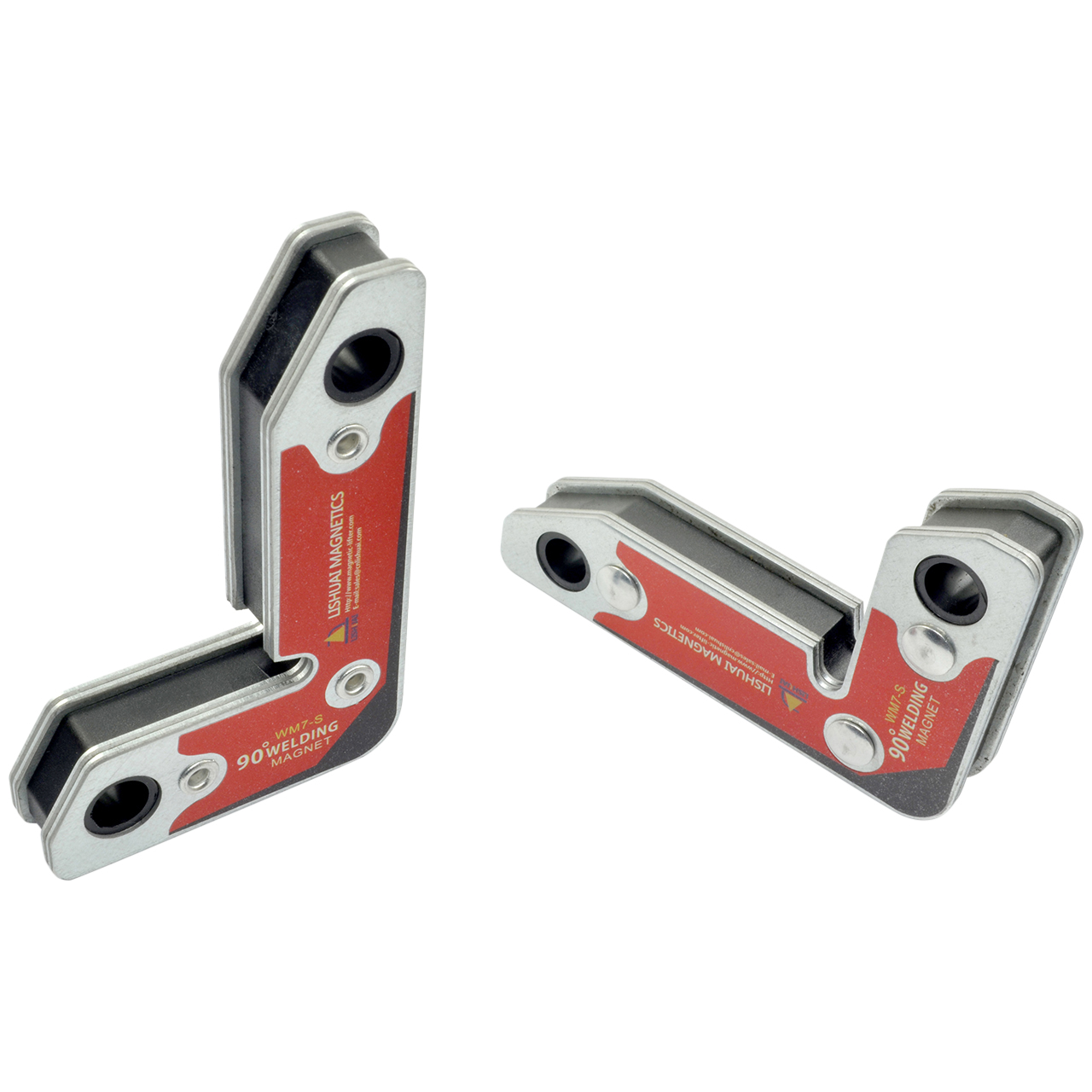 Winkelfixierer, 2er Pack, 30/60/90/270°, 84x54x14 mm, Haftkraft ca. 30 kg