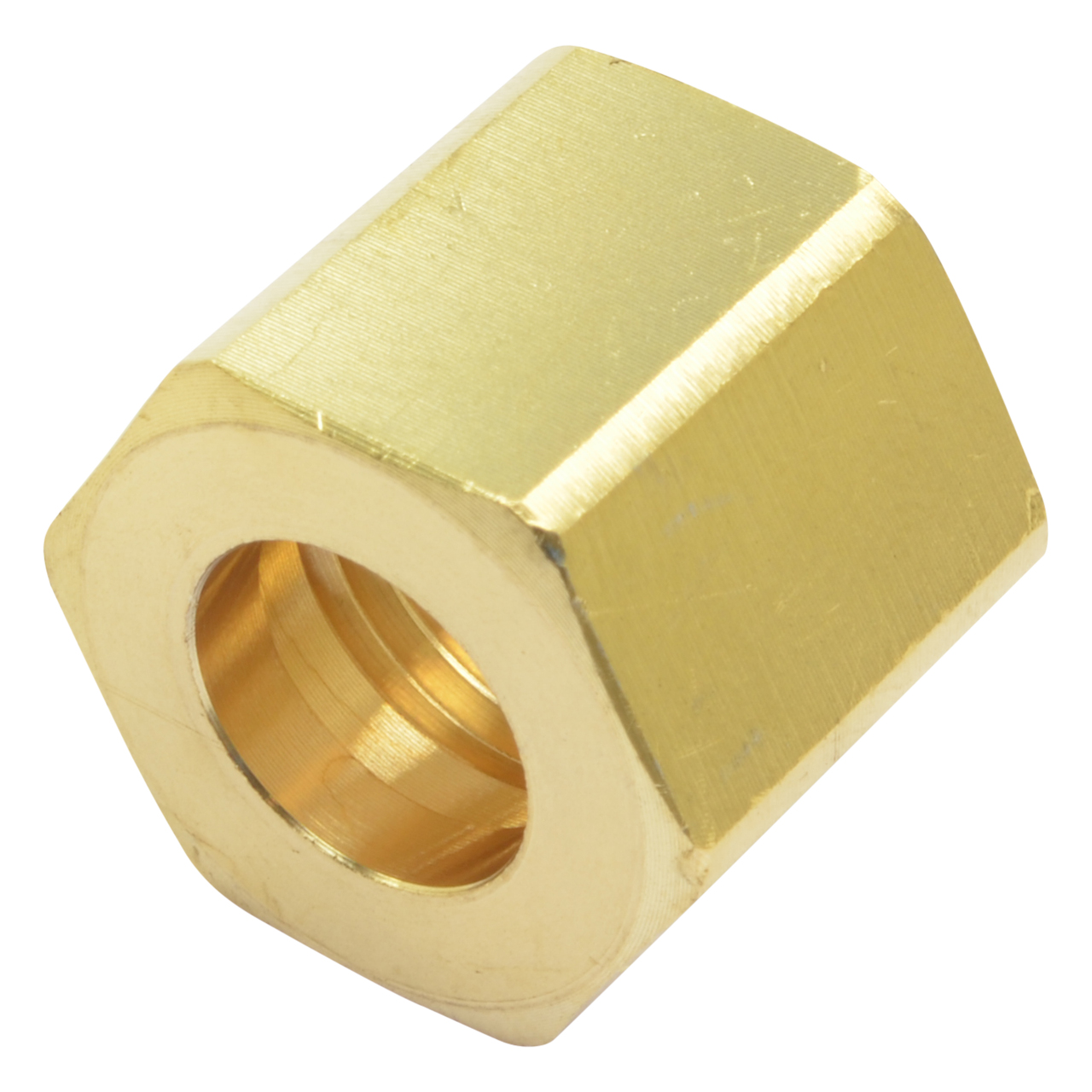 Überwurfmutter, 1/4'' RH, Bohrung 9,5 mm, für Tüllen bis Ø 6 mm