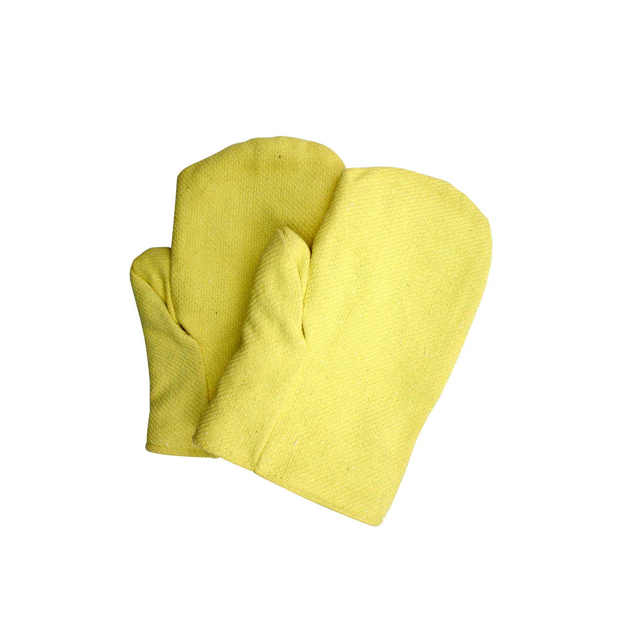 Hitzeschutzhandschuh aus KEVLAR®, Fausthandschuh mit Stulpe, gelb