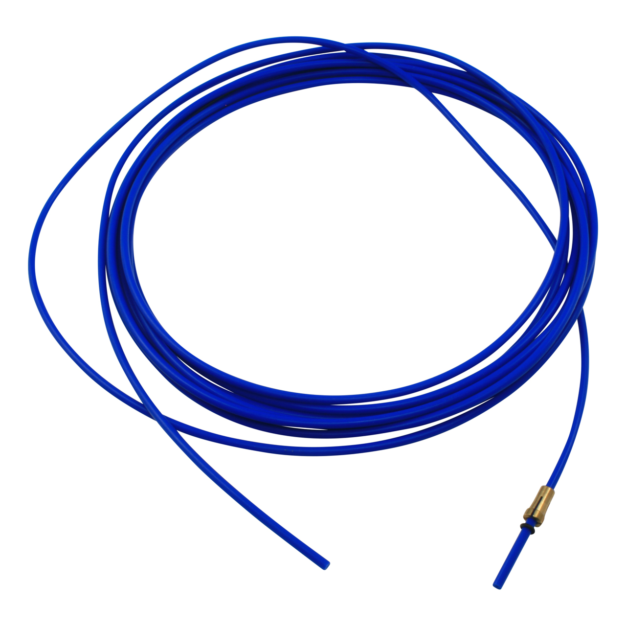 Teflonseele, blau, Ø 0,6 - 0,9 mm, Außen-Ø 4,0 mm, Innen-Ø 1,5 mm, 100 lfm.