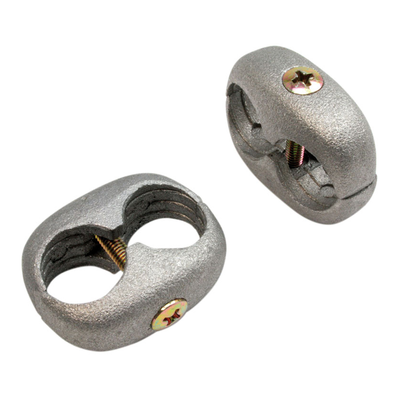 Assklemme aus Aluminium Ø 11/11 mm