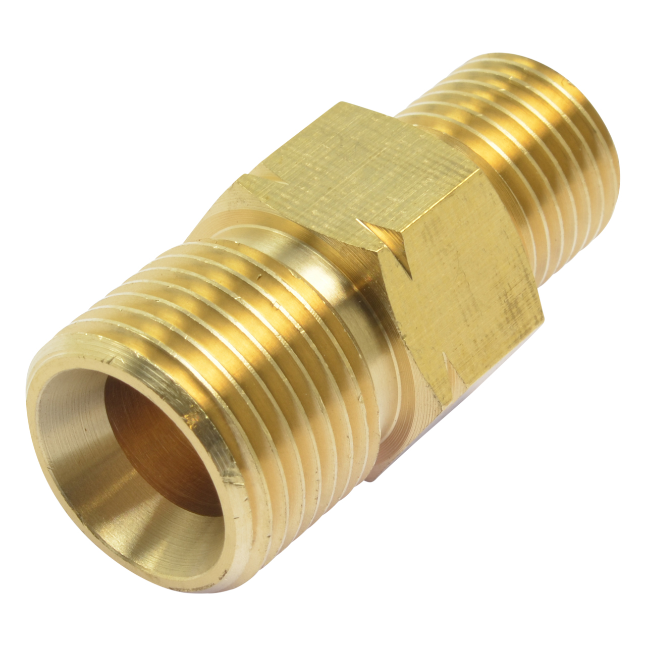 Doppelnippel, 1/4'' RH x 3/8'' LH