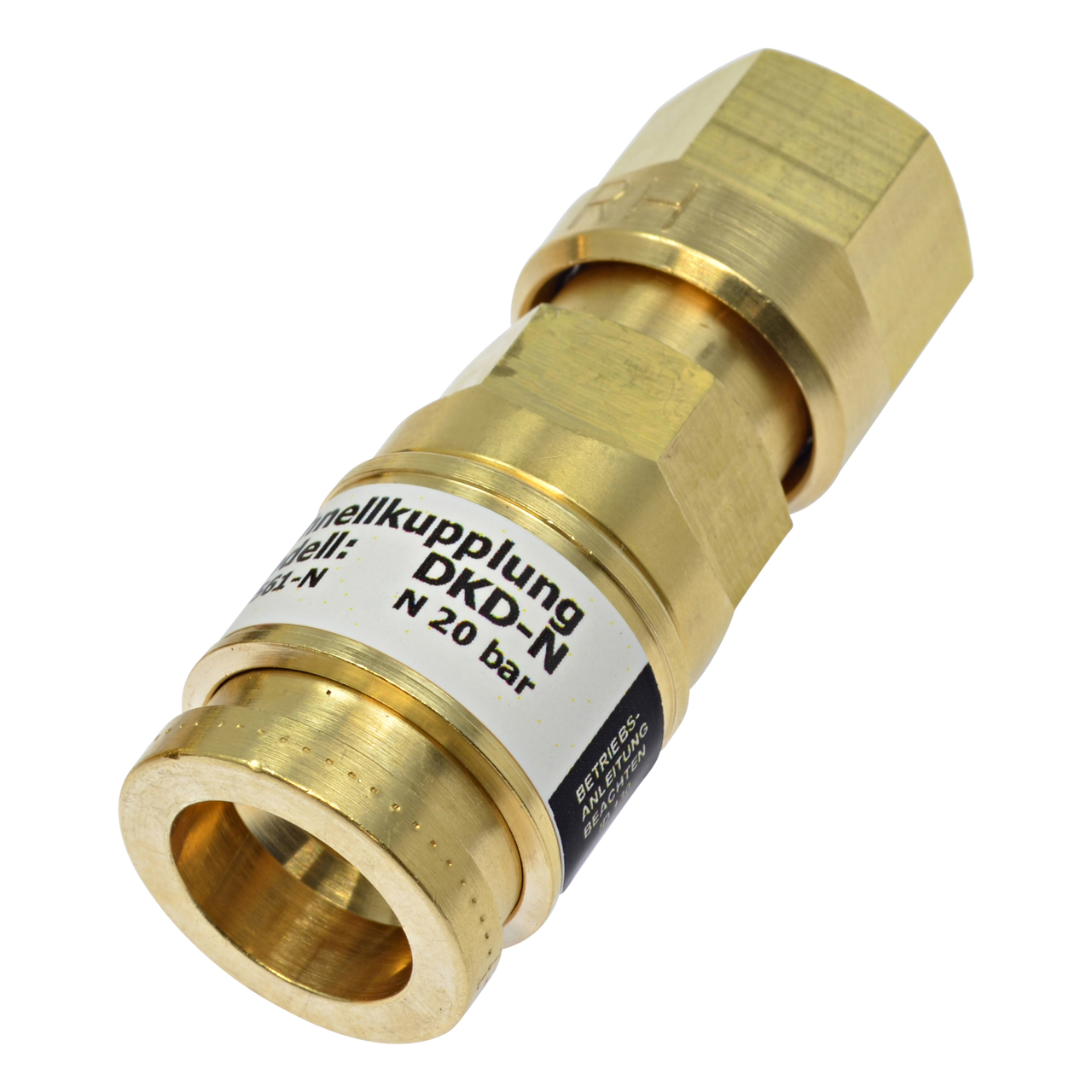 Schnellkupplung Druckminderer, D-Serie (EN 561), Inerte Gase, 1/4" RH