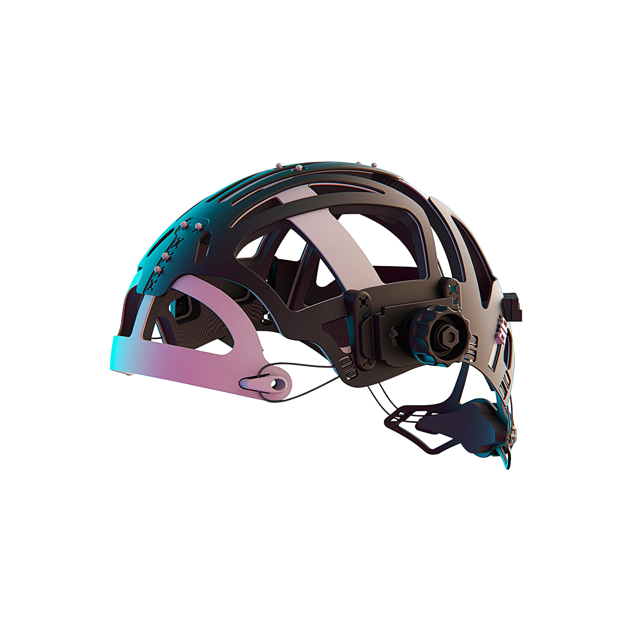 optrel® IsoFIT® Kopfband, schwarze Knöpfe für PANORAMAXX & HELIX