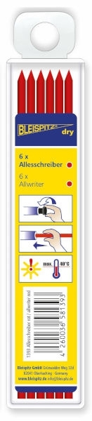 Ersatzmine 2,8mm, Rot, VE 6