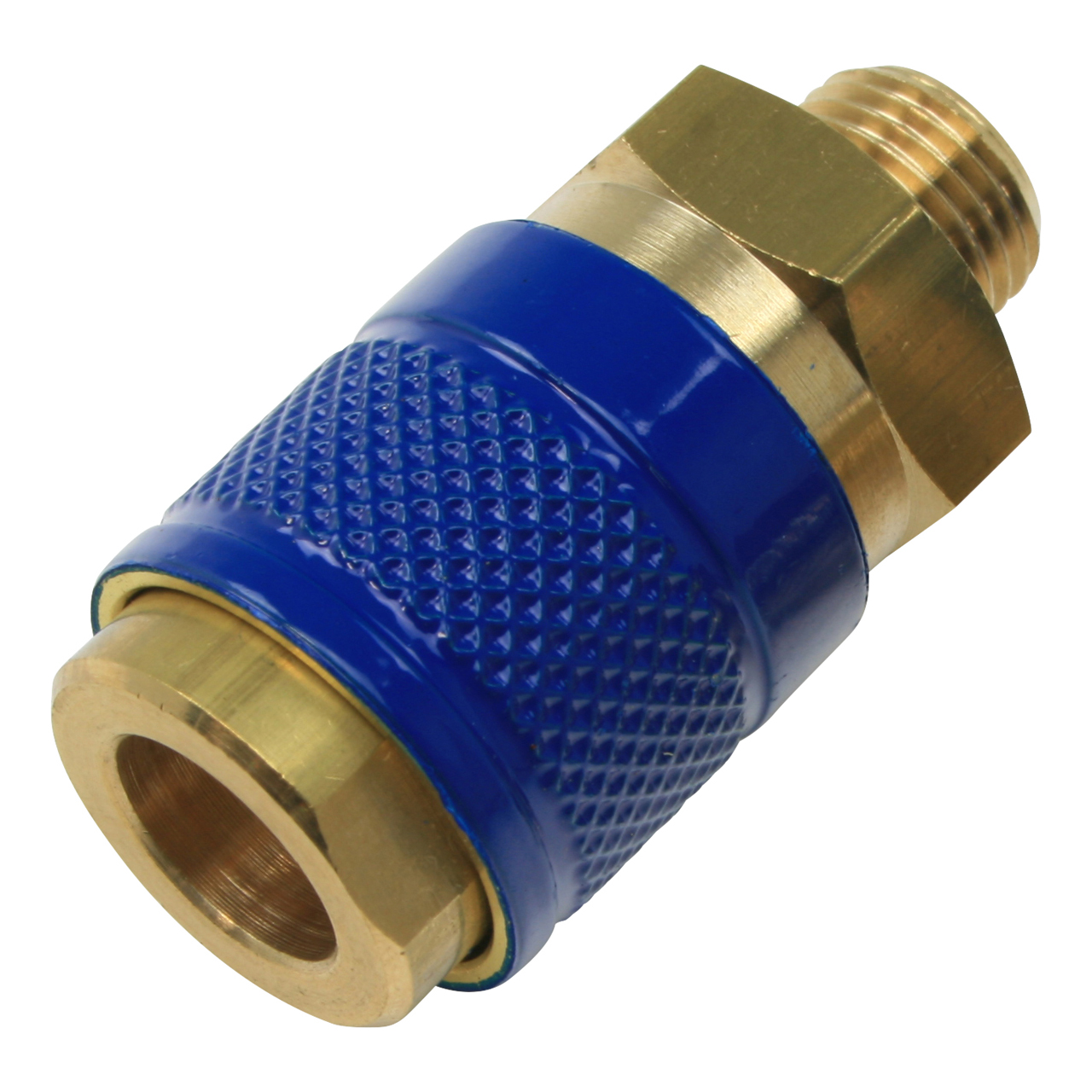 Schnellkupplung NW 5, mit Außengewinde 1/8'' RH, blau