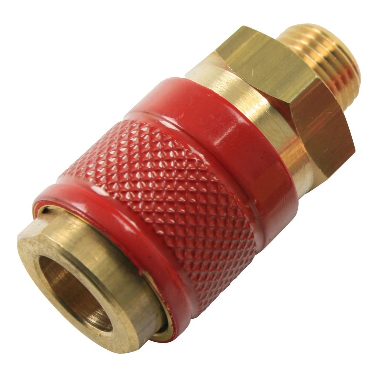 Schnellkupplung NW 5, mit Außengewinde 1/8'' RH, rot