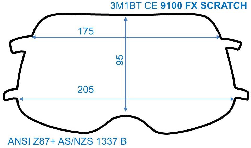 Innenscheiben für SPEEDGLAS 9100 FX (FlexView), STANDARD, 5er Pack