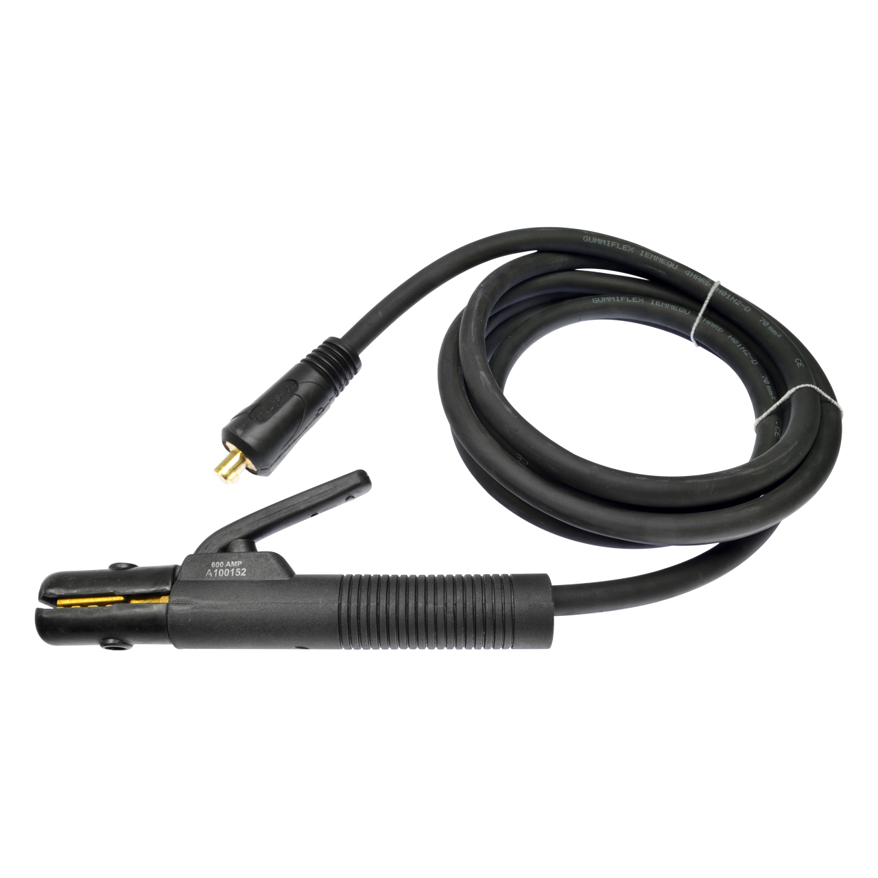 Schweißkabel Neopren, mit Elektrodenhalter 600 A, 70 mm², Dorn 13 mm