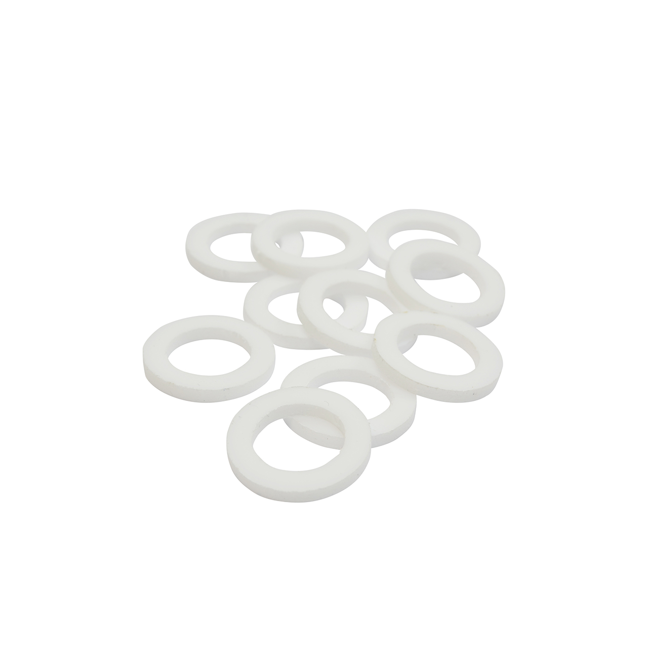 Teflondichtung für Druckm, O2/Ar/CO2/Stickstoff, 18 x 11,5 x 2 mm, 10er Pack