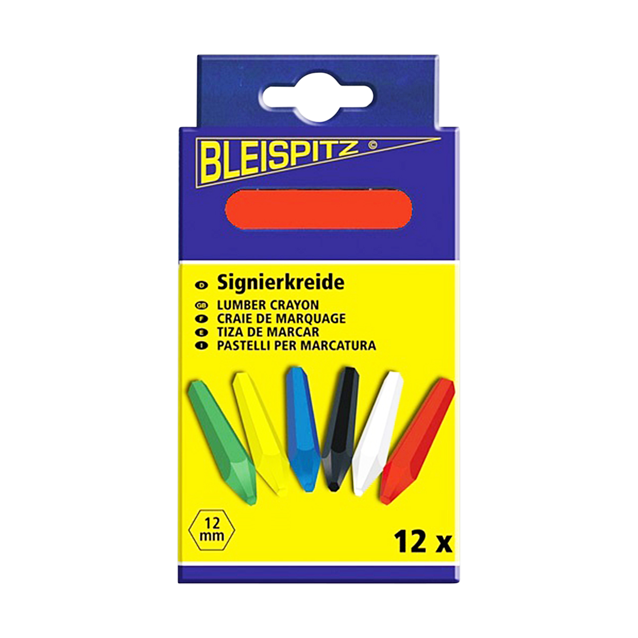 Ölkreide, Hexagonal, Ø 12 mm, Länge 120 mm