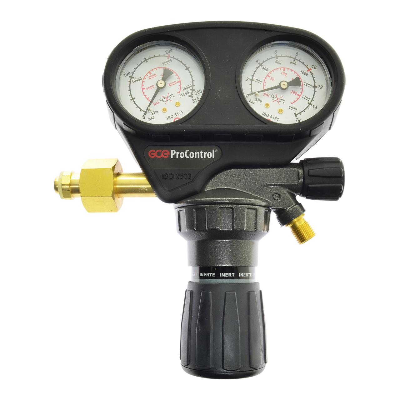 Flaschendruckminderer ProControl, Argon/Co2 (Edelgase), 200 bar, 0 - 10 bar