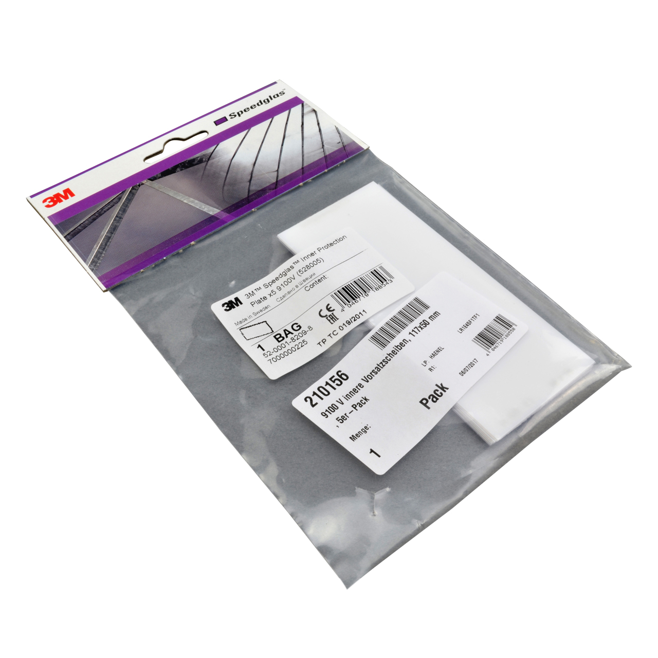 Innenscheiben für SPEEDGLAS 9100 V, 50 x 117 mm, 5er Pack